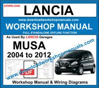 Lancia Musa workshop service repair manual